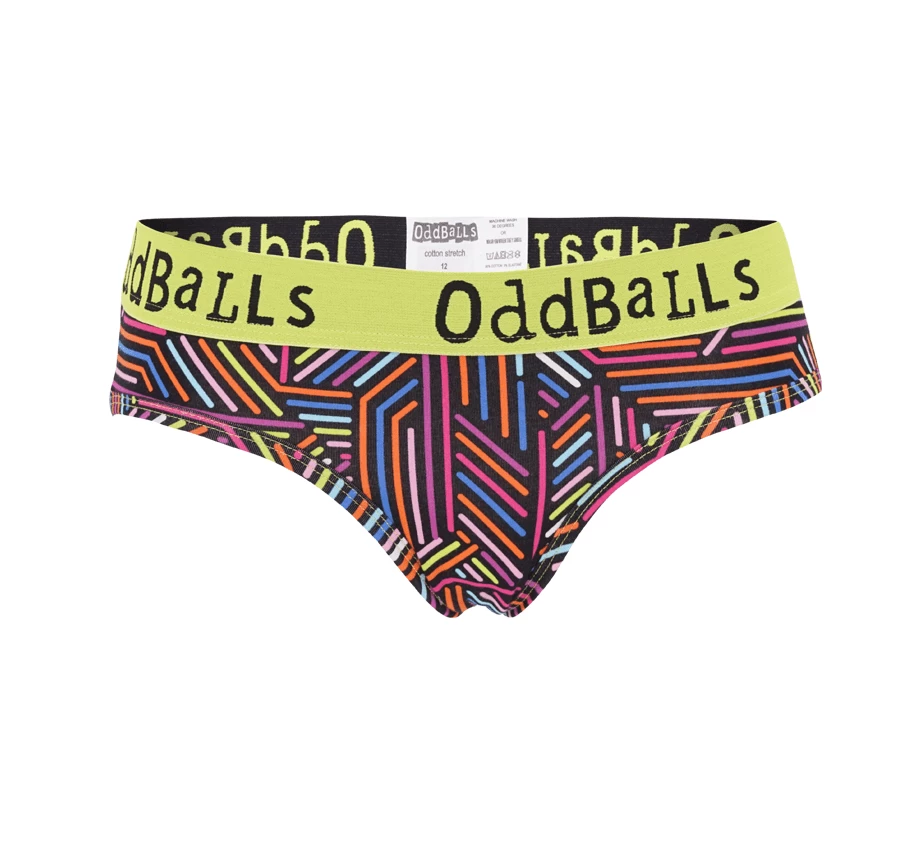 Outlet ⌛ OddBalls Underwear & 🥳 Birthday Cards Underground - Ladies Briefs + Card Bundle 💯 5 OddBalls Underwear & Birthday Cards Underground - Ladies Briefs + Card Bundle
