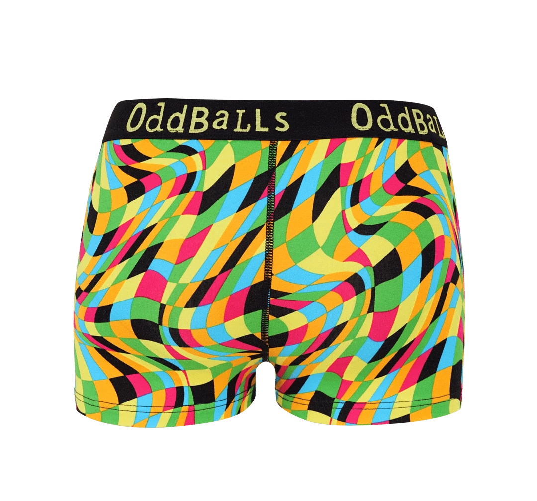Budget 😀 OddBalls Vortex - Ladies Boxers 🥰 4 OddBalls Vortex - Ladies Boxers