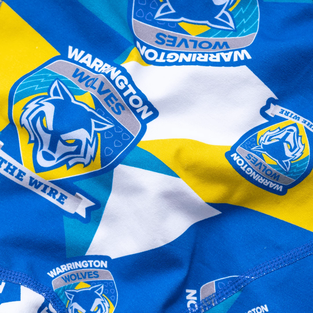 Outlet ✨ OddBalls Warrington Wolves - Mens Boxer Shorts ⭐ 6 OddBalls Warrington Wolves - Mens Boxer Shorts