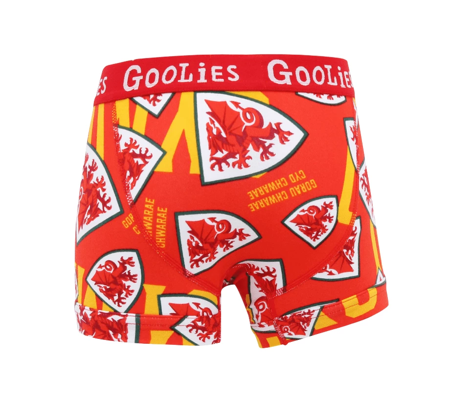 Deals 🎉 OddBalls FA Wales Red - Kids Boxer Shorts - Goolies Boys Boxer Shorts (Kids) 👏 3 OddBalls FA Wales Red - Kids Boxer Shorts - Goolies Boys Boxer Shorts (Kids)