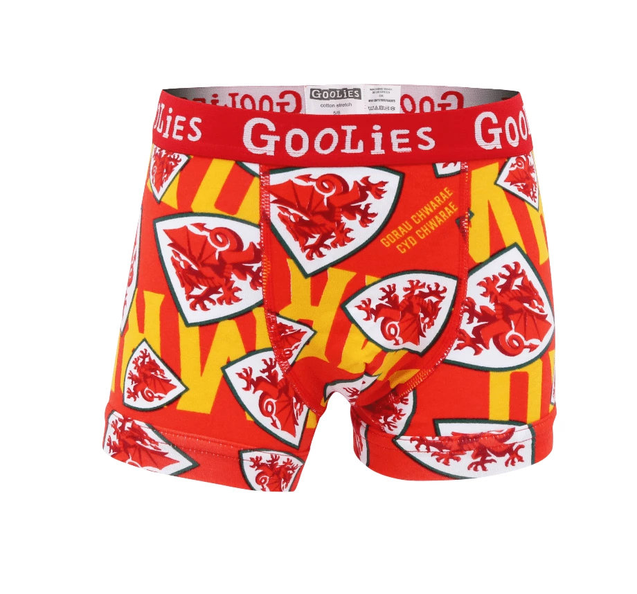 Deals 🎉 OddBalls FA Wales Red - Kids Boxer Shorts - Goolies Boys Boxer Shorts (Kids) 👏 4 OddBalls FA Wales Red - Kids Boxer Shorts - Goolies Boys Boxer Shorts (Kids)