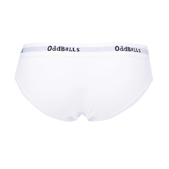 OddBalls White & Black - Ladies Briefs