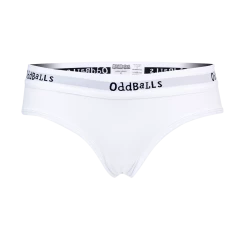 OddBalls White & Black - Teen Girls Briefs