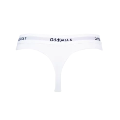 OddBalls White & Black - Ladies Thong Thongs