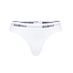 OddBalls White & Black - Ladies Thong Thongs