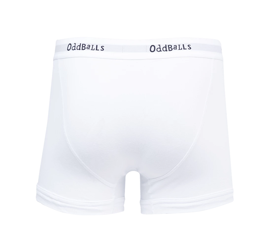 Wholesale ๐ OddBalls White & Black - Mens Boxer Shorts ๐งจ 4 OddBalls White & Black - Mens Boxer Shorts