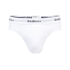 OddBalls White & Black - Teen Boys Briefs