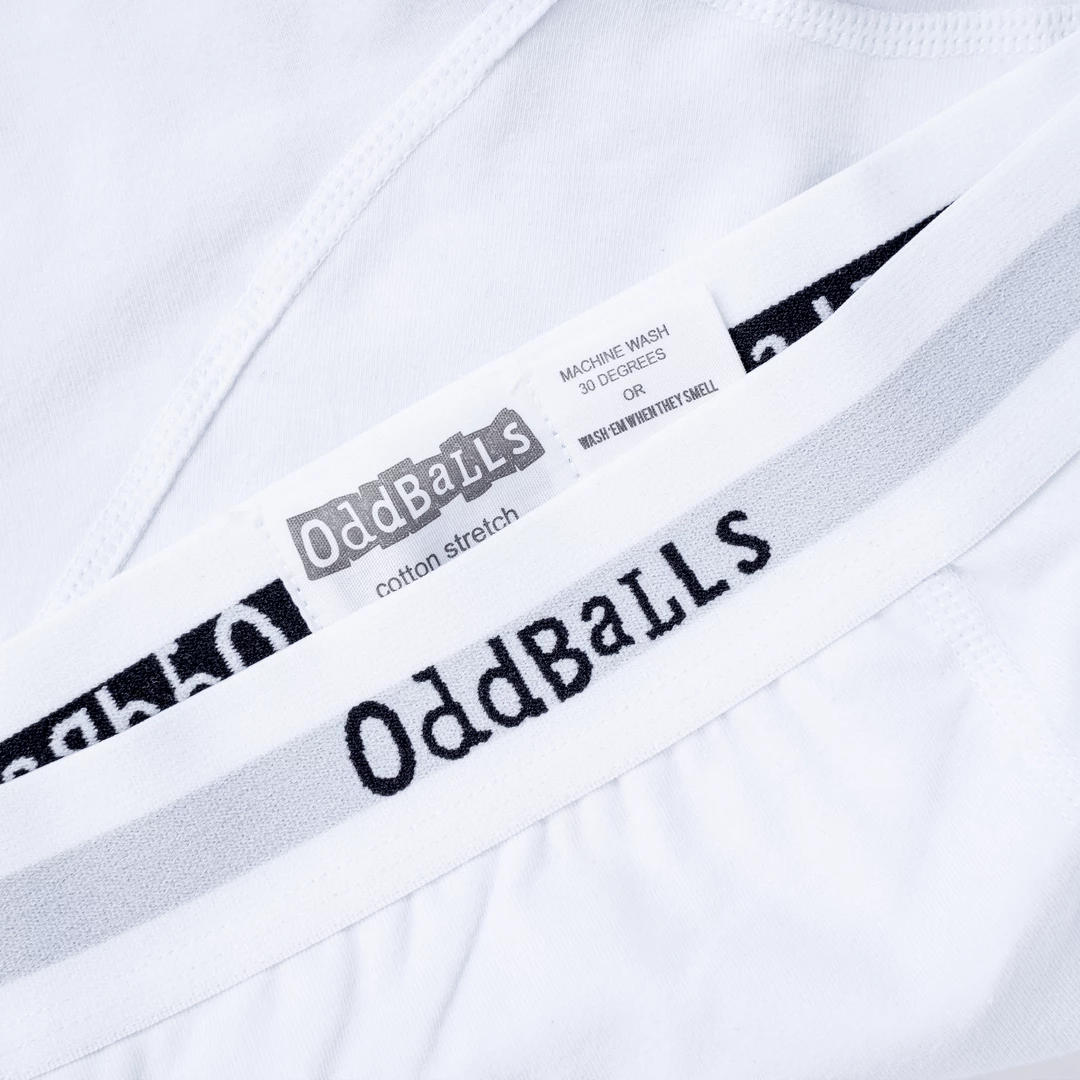 Wholesale ๐ OddBalls White & Black - Mens Boxer Shorts ๐งจ 5 OddBalls White & Black - Mens Boxer Shorts
