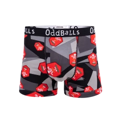 OddBalls Welsh Rugby Union - Home & Away - Mens Boxer Shorts Bundle