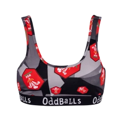 OddBalls Welsh Rugby Union - Away - Teen Girls Bralette