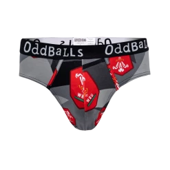 OddBalls Welsh Rugby Union - Away - Teen Boys Briefs