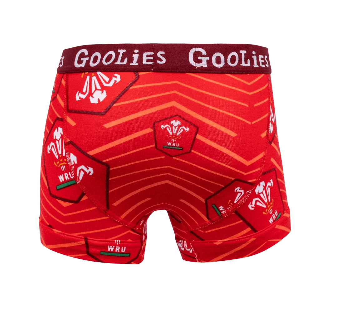 Best Sale 🎉 OddBalls Boys Boxer Shorts (Kids) Welsh Rugby Union - Home - Kids Boxer Shorts - Goolies 👍 3 OddBalls Boys Boxer Shorts (Kids) Welsh Rugby Union - Home - Kids Boxer Shorts - Goolies