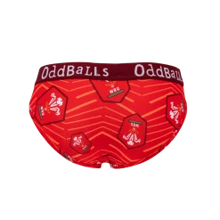 OddBalls Welsh Rugby Union - Home - Teen Girls Briefs