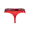 Budget 👍 OddBalls Welsh Rugby Union - Home - Ladies Thong 🎉 1 OddBalls Welsh Rugby Union - Home - Ladies Thong