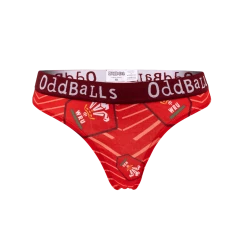 OddBalls Welsh Rugby Union - Home - Teen Girls Thong