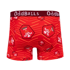 OddBalls Welsh Rugby Union - Home - Teen Boys Boxer Shorts