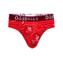 OddBalls Welsh Rugby Union - Home - Mens Briefs