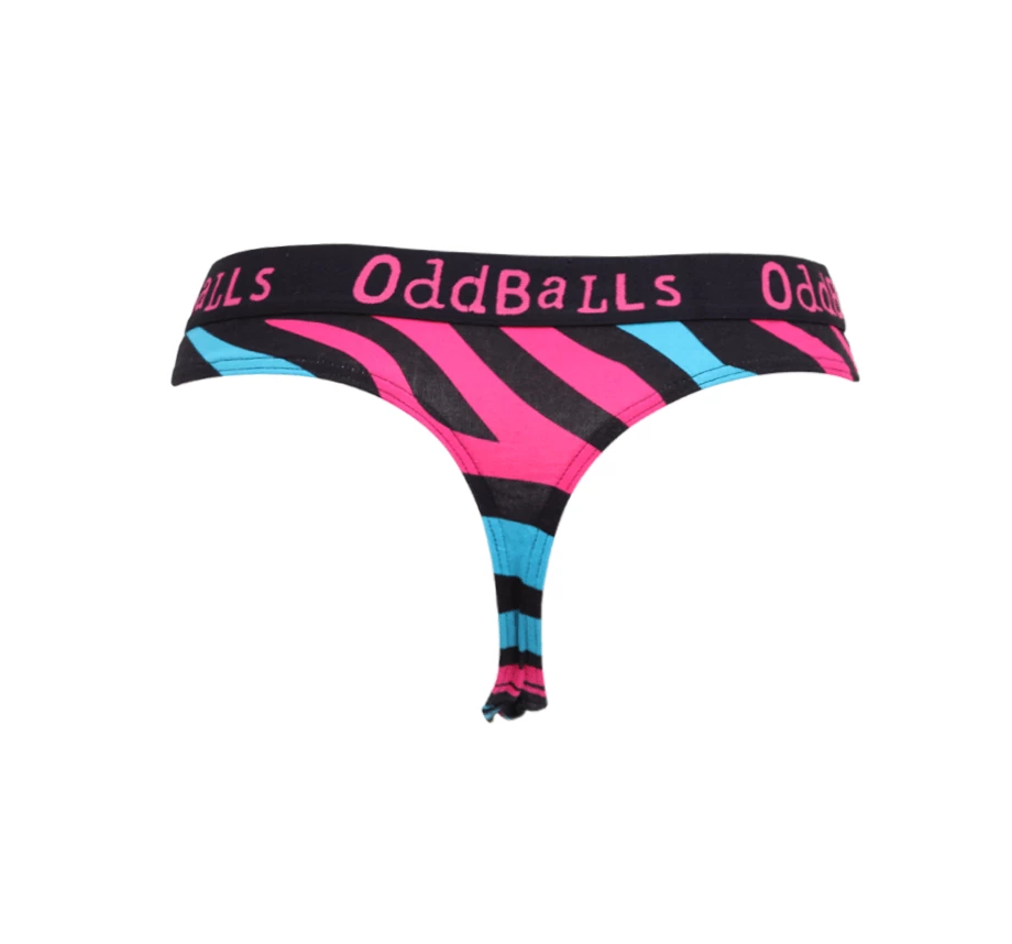 Cheapest 🧨 OddBalls Zebra - Ladies 🩴 Thongs 🤩 3 OddBalls Zebra - Ladies Thongs