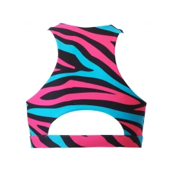 OddBalls Zebra - Teen Girls Sports Bra Teen Girls Sports Bras