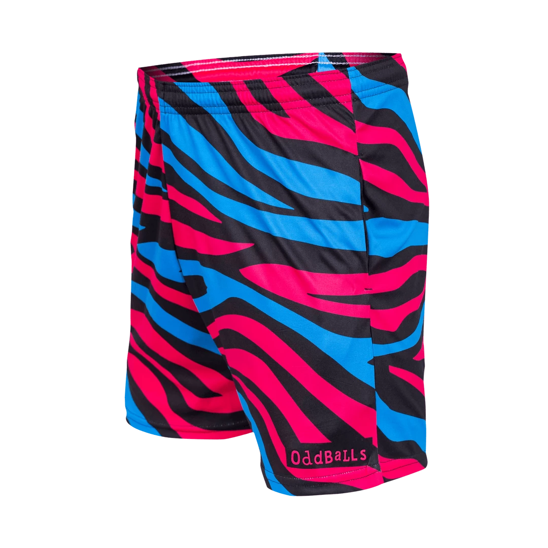 Best Pirce 🧨 OddBalls Sportswear Zebra - Adventurous - Mens Sport Shorts 🥰 3 OddBalls Sportswear Zebra - Adventurous - Mens Sport Shorts