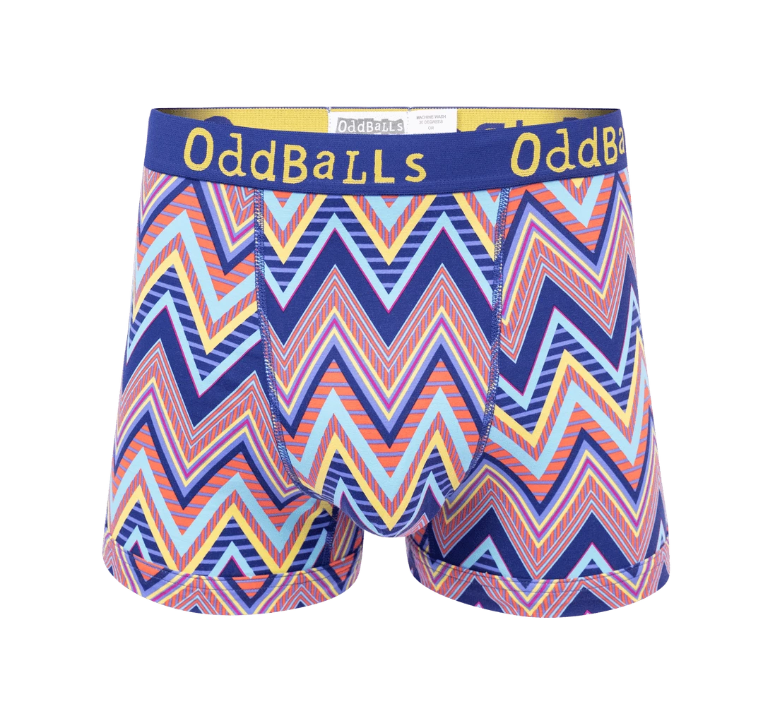 Best Pirce 🌟 OddBalls ZiggZagg - Teen Boys Boxer Shorts ❤️ 3 OddBalls ZiggZagg - Teen Boys Boxer Shorts